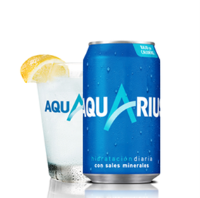 Aquarius Limón lata 330ml