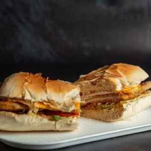 Bocadillo de milanesa de pollo